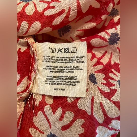 Maison Hotel Nadina Blouse Las Dalias Print Size M - Picture 13 of 13